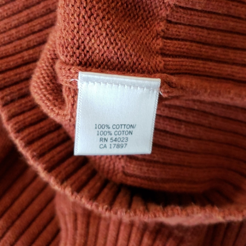 Banana Republic sweater, with collar XS, orange - Picture 8 of 8